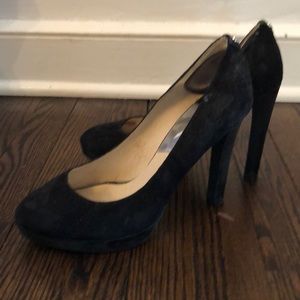 Michael Kors black suade high heels